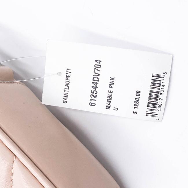 Saint Laurent Crossbody Lou Monogram Camera Pink Lambskin Leather Shoulder Bag