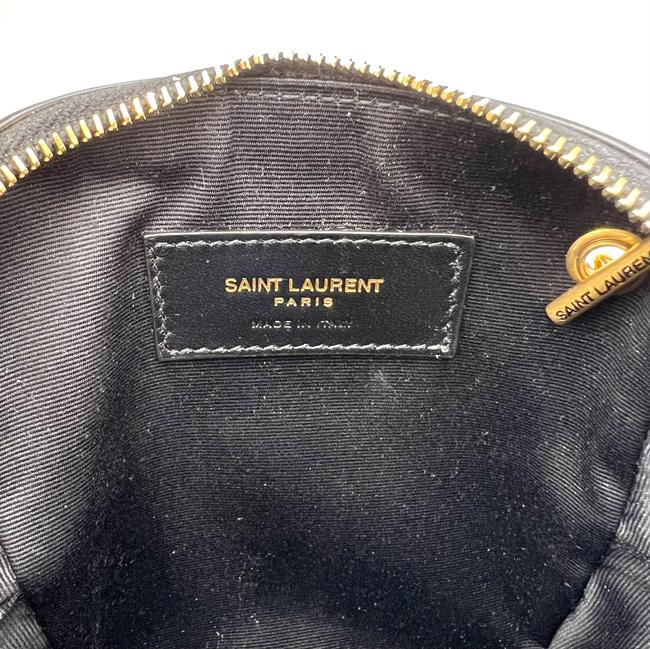 Saint Laurent Jamie Mixed Cube Black Leather Shoulder Bag