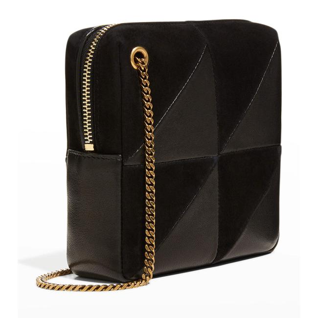 Saint Laurent Jamie Mixed Cube Black Leather Shoulder Bag