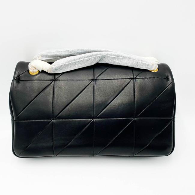 Saint Laurent Jamie Medium Diamond-quilted Chain - Bronze Hardware Black Lambskin Leather Shoulder Bag