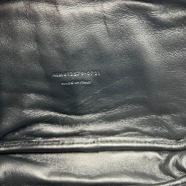 Saint Laurent Lou Mini Black Leather Cross Body Bag