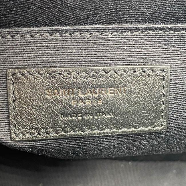 Saint Laurent Lou Monogram Camera Medium Quilted Black Leather Shoulder Bag