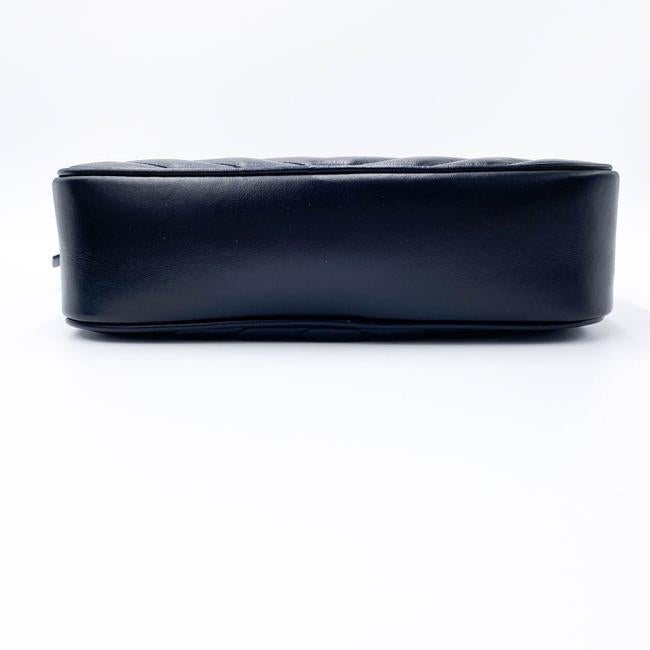 Saint Laurent Lou Monogram Camera Medium Quilted Black Leather Shoulder Bag