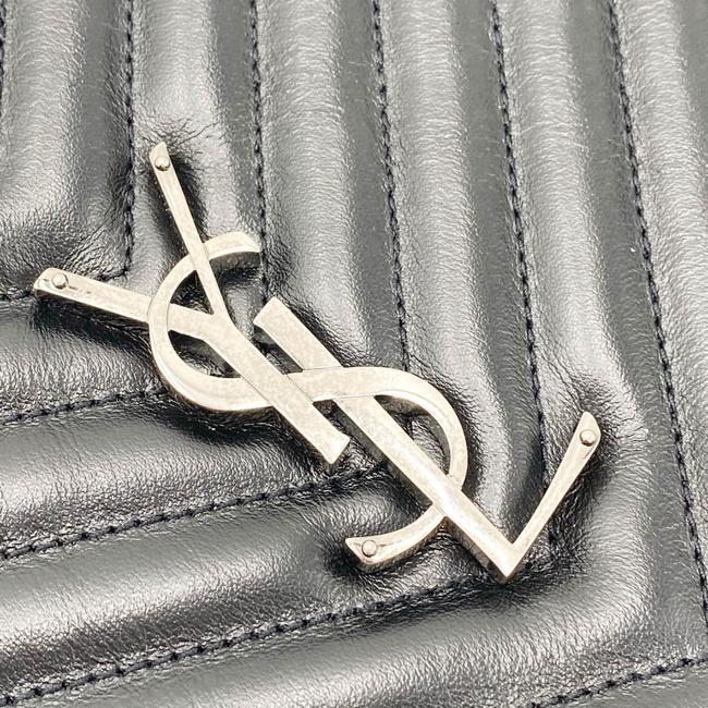 Saint Laurent Lou Monogram Camera Medium Quilted Black Leather Shoulder Bag