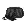 Saint Laurent Lou Monogram Camera Mini Black Leather Cross Body Bag
