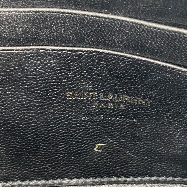 Saint Laurent Lou Monogram Camera Mini Black Leather Cross Body Bag