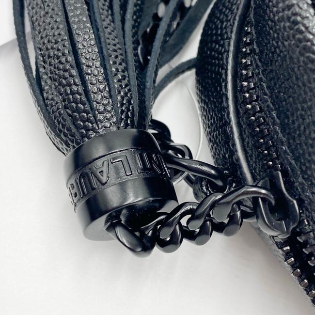 Saint Laurent Lou Monogram Camera Mini Black Leather Cross Body Bag