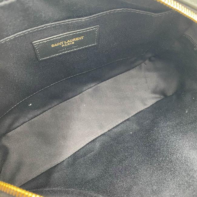 Saint Laurent Lou Monogram Quilted Camera Gold Ghw 2021 Black Leather Cross Body Bag