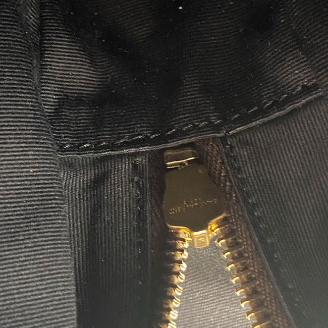 Saint Laurent Loulou Camera Lou Medium Ysl Monogram Raffia Brown Leather Shoulder Bag