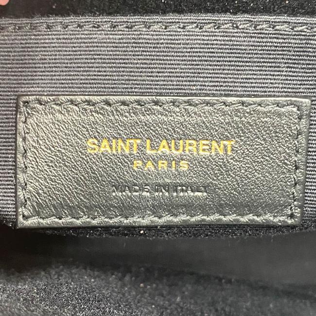 Saint Laurent Loulou Camera Lou Medium Ysl Monogram Raffia Brown Leather Shoulder Bag