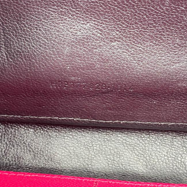 Saint Laurent Medium Wallet On A Chain Ghw Monogram Pink Leather Shoulder Bag