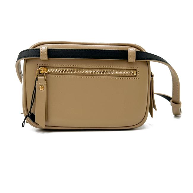 Saint Laurent Monogram Camera Belt Lou Beige Calfskin Leather Cross Body Bag
