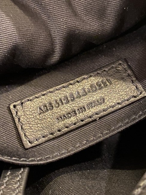 Saint Laurent Monogram Camera Lou Matelasse Black Calfskin Leather Cross Body Bag