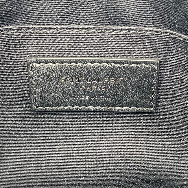Saint Laurent Monogram Camera Lou Matelasse Black Calfskin Leather Cross Body Bag