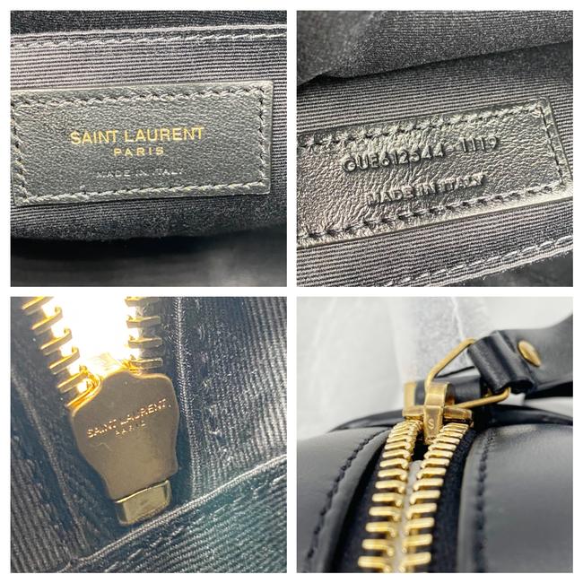 Saint Laurent Monogram Camera Lou Medium Quilted Black Leather Shoulder Bag