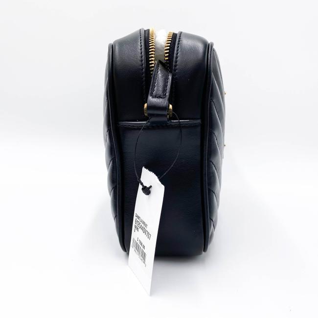 Saint Laurent Monogram Camera Lou Medium Quilted Black Leather Shoulder Bag