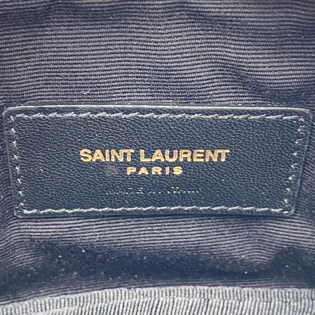 Saint Laurent Monogram Camera Lou Micro Matelasse Black Leather Cross Body Bag