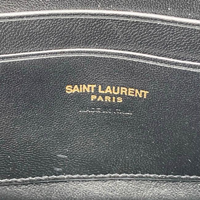 Saint Laurent Monogram Camera Lou Mini Cream White Leather Cross Body Bag