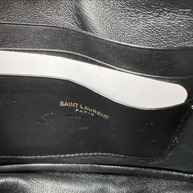 Saint Laurent Monogram Camera Lou Mini Cream White Leather Cross Body Bag