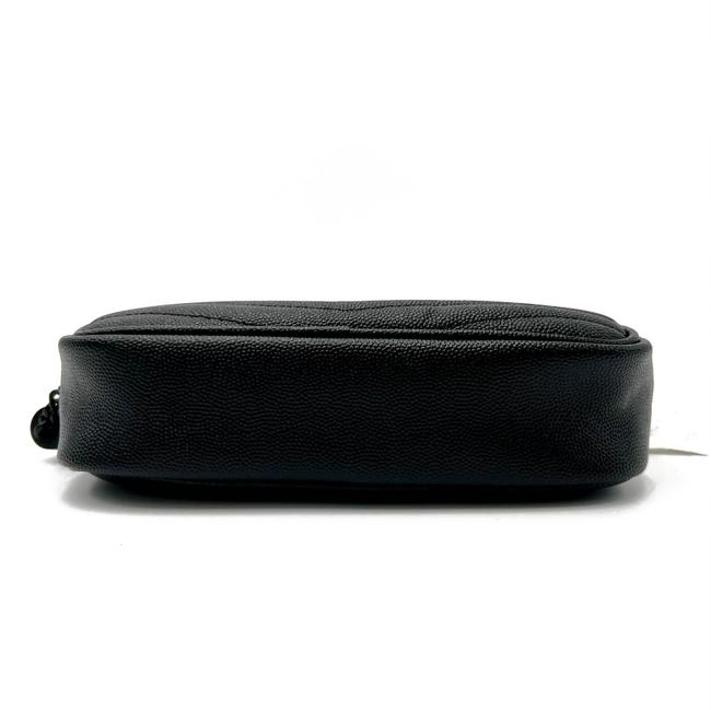 Saint Laurent Monogram Camera Lou Mini Matelasse Black Leather Cross Body Bag