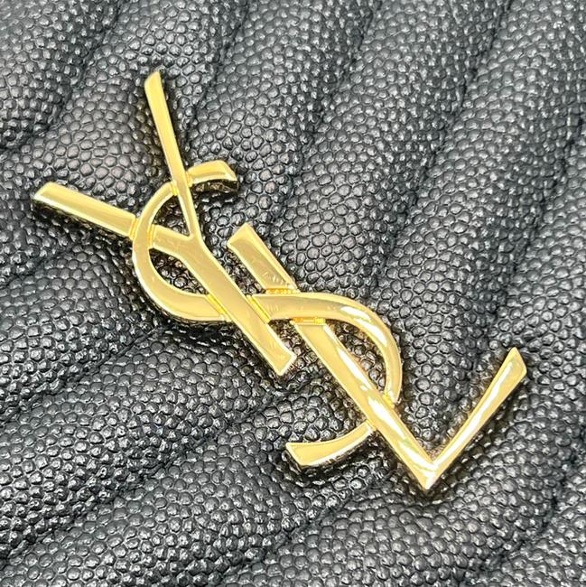 Saint Laurent Monogram Camera Lou Mini Matelasse Black Leather Cross Body Bag