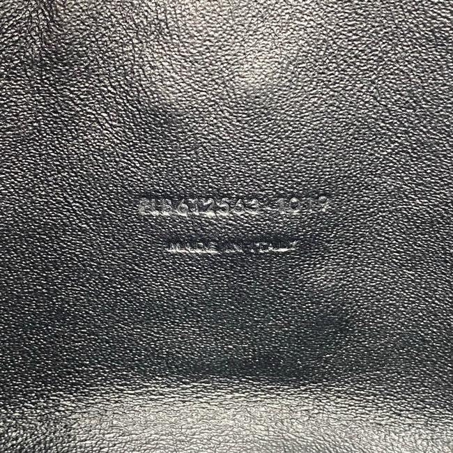 Saint Laurent Monogram Camera Lou Mini Raffia Black Leather Cross Body Bag