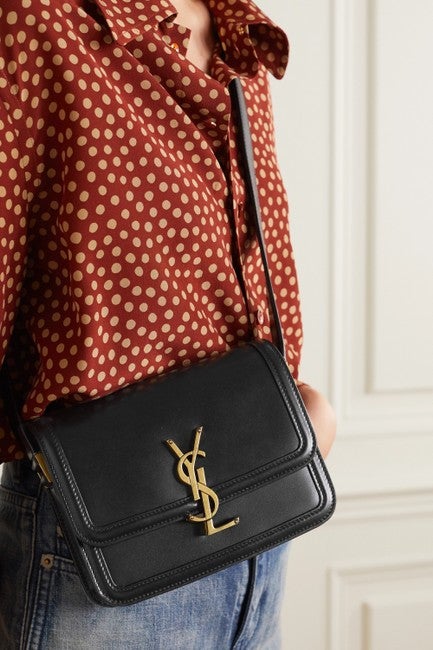 Saint Laurent Monogram Classic Small Ysl 2021 Black Shoulder Bag