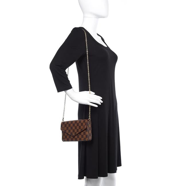 Saint Laurent Monogram Envelope Chain Wallet Grain De Poudre Matelasse Chevron Fresh Fuchsia Leather Shoulder Bag