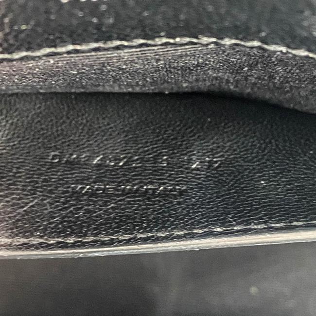 Saint Laurent Monogram Envelope Grain De Poudre Textured Mixed Matelasse Medium Triquilt Black Leather Shoulder Bag