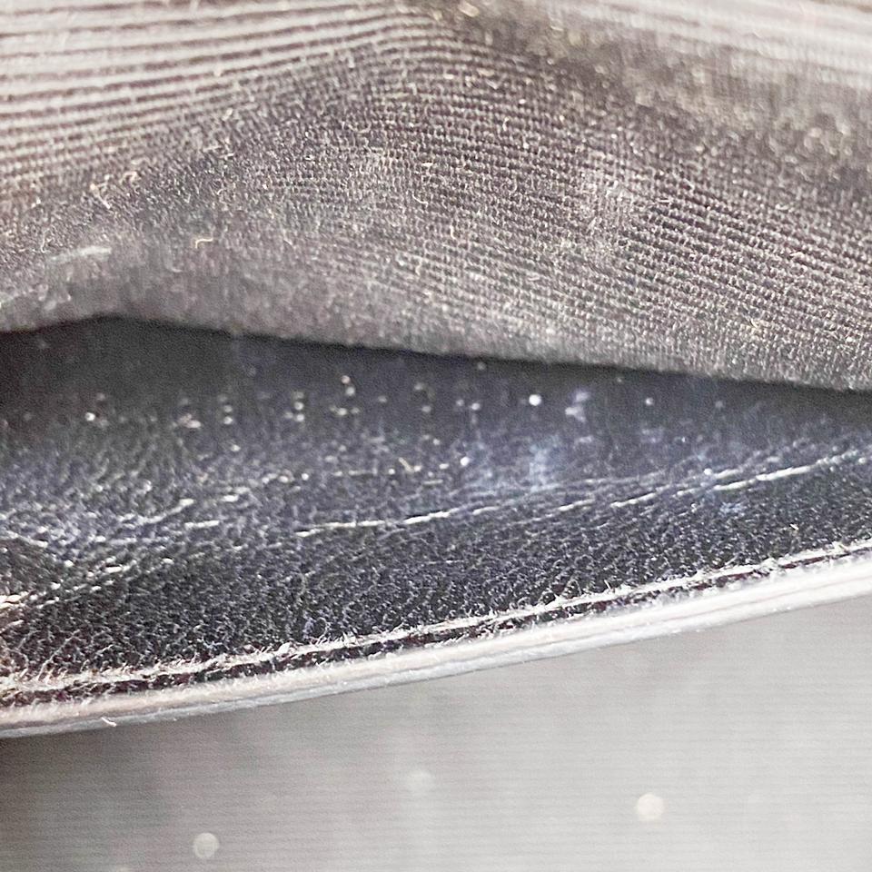 Saint Laurent Monogram Envelope Grain De Poudre Textured Mixed Matelasse Medium Triquilt Mono White Leather Shoulder Bag