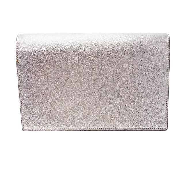 Saint Laurent Monogram Kate Chain Wallet Metallic Calfskin Monogram Tassel Gold Cross Body Bag
