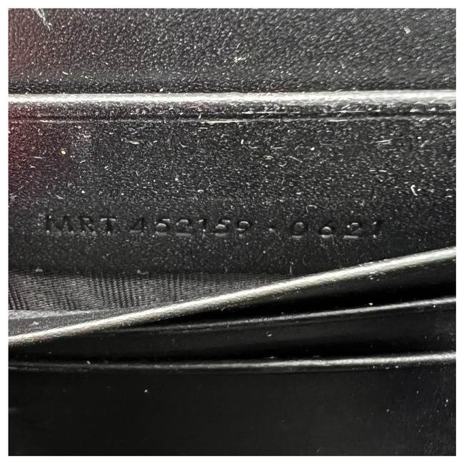 Saint Laurent Monogram Kate Chain Wallet Smooth Calf Tassel Black Leather Shoulder Bag