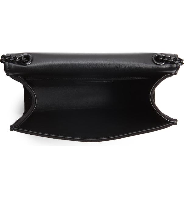 Saint Laurent Monogram Kate Crossbody Paillette Embellished Black Suede Leather Shoulder Bag