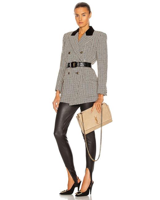 Saint Laurent Monogram Kate Crossbody Soft Medium Reversible Ysl Monogram Beige Leather Shoulder Bag
