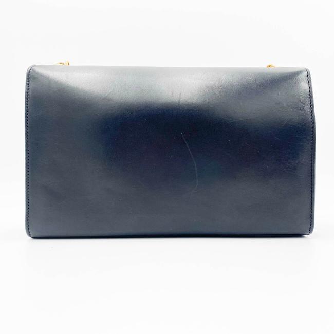Saint Laurent Monogram Kate Medium with Tassel In Smooth Black Leather Cross Body Bag