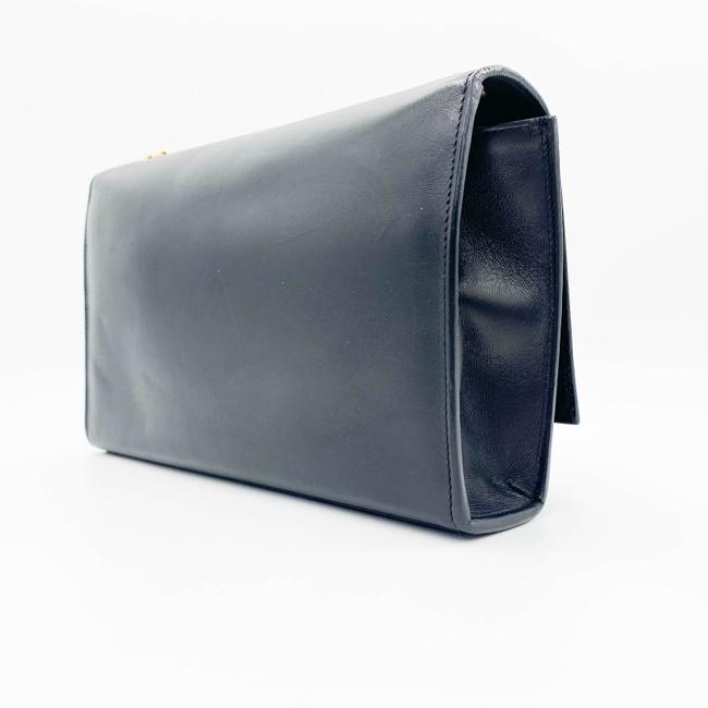 Saint Laurent Monogram Kate Medium with Tassel In Smooth Black Leather Cross Body Bag