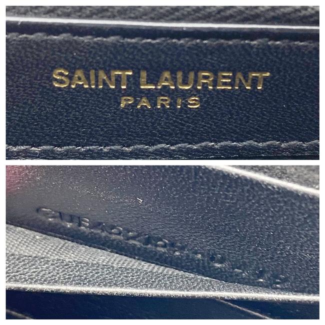 Saint Laurent Monogram Kate Monogram Tassel Metallic Chlorophylle Green Leather Cross Body Bag