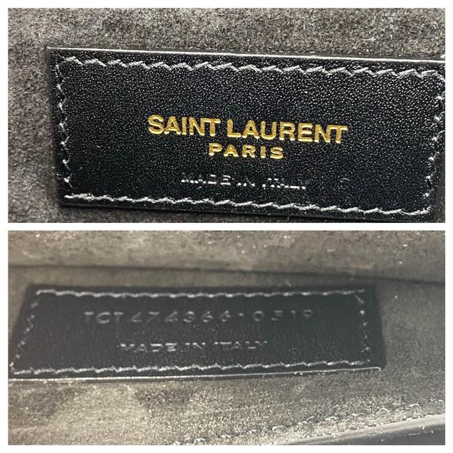 Saint Laurent Monogram Kate Small Smooth Tassel On Chain Black Calfskin Leather Shoulder Bag