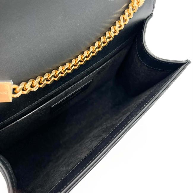 Saint Laurent Monogram Kate Small Tassel Black Leather Shoulder Bag