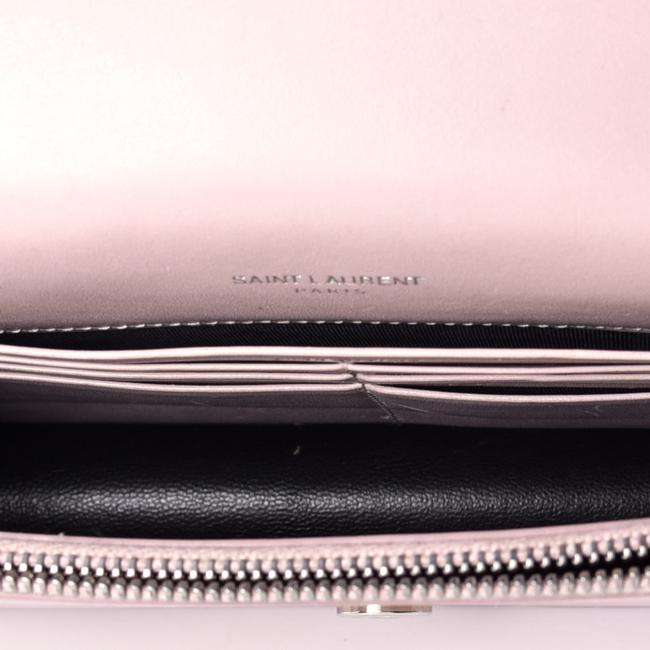 Saint Laurent Monogram Kate Smooth Classic Tassel Woc Marble Pink Calfskin Leather Shoulder Bag