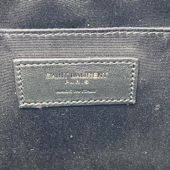 Saint Laurent Monogram Lou Camera Calfskin Matelasse Asphalt Grey Leather Shoulder Bag