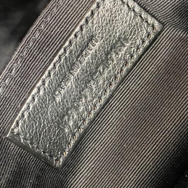 Saint Laurent Monogram Lou Camera Calfskin Matelasse Asphalt Grey Leather Shoulder Bag