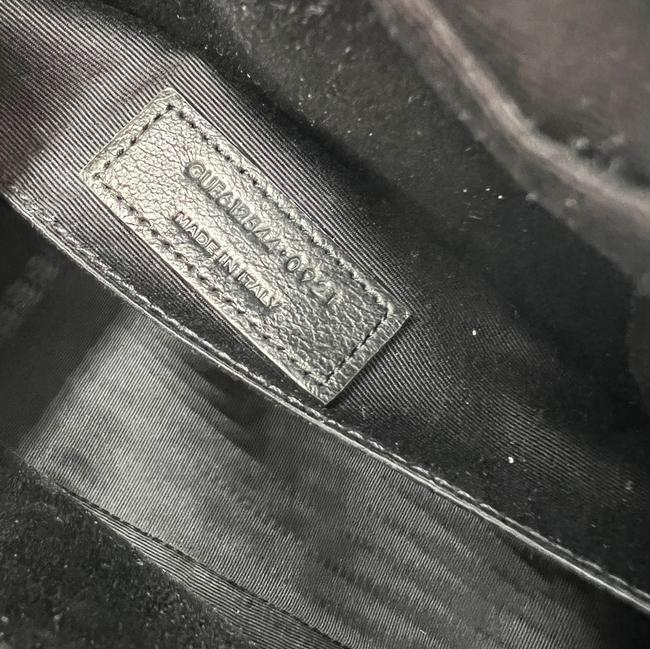Saint Laurent Monogram Lou Camera Calfskin Matelasse Black Leather Shoulder Bag