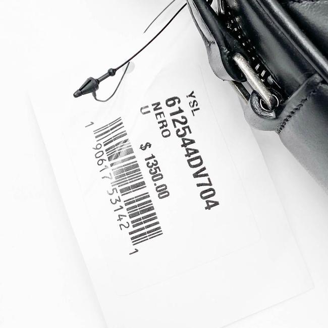 Saint Laurent Monogram Lou Camera Calfskin Matelasse Black Leather Shoulder Bag