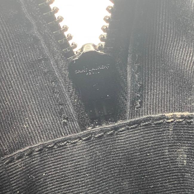 Saint Laurent Monogram Lou Camera Calfskin Matelasse Black Leather Shoulder Bag