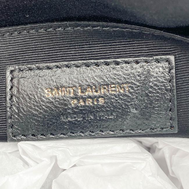 Saint Laurent Monogram Lou Camera Calfskin Matelasse Black Leather Shoulder Bag