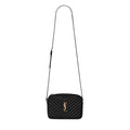 Saint Laurent Monogram Lou Camera Calfskin Matelasse Blue Leather Shoulder Bag