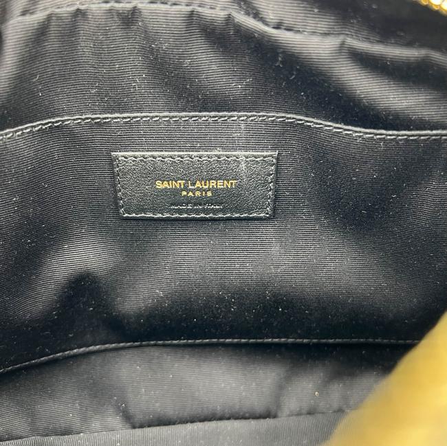 Saint Laurent Monogram Lou Camera Calfskin Matelasse Blue Leather Shoulder Bag