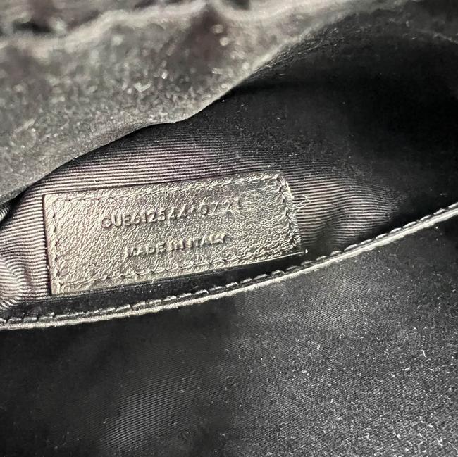 Saint Laurent Monogram Lou Camera Calfskin Matelasse Blue Leather Shoulder Bag