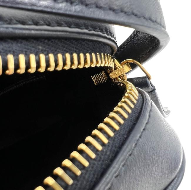 Saint Laurent Monogram Lou Camera Calfskin Matelasse Blue Leather Shoulder Bag